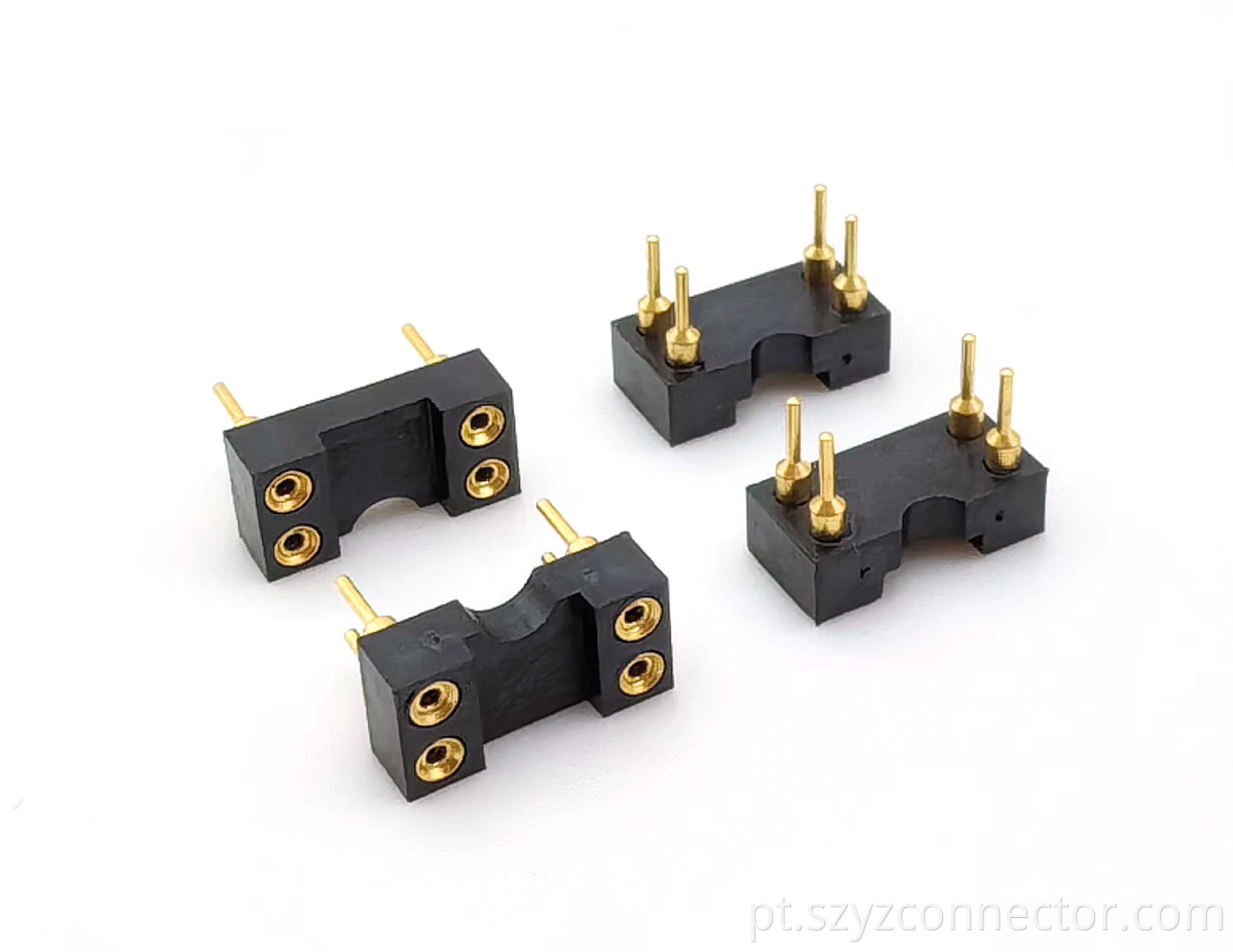 Setor de 2,54 mm IC Femaie Cabeçalho em reta H3.0mm 4p 2.54mm IC Socket Machined FemaIe header Straight H3.0mm 4P